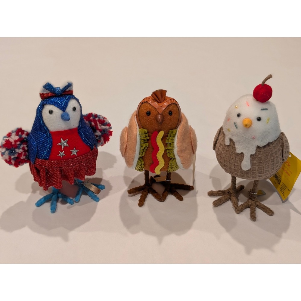 Target Sun Squad Featherly Friends Birds Set Cheery Franky Sprinkles Summer 2025